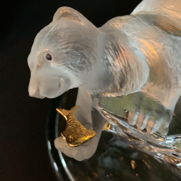 FM Igor Carl Faberge Crystal Bear-crystal cape. Franklin Mint - Picture 9 of 9